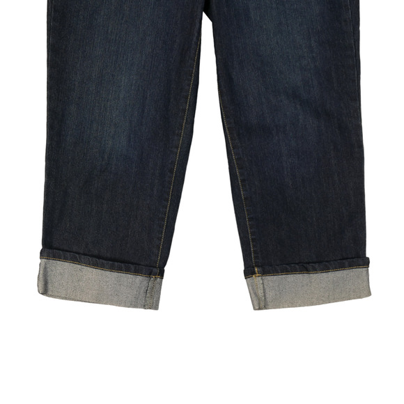 Style & Co Curvy Capri Jeans Blue Stretch Denim Womens Size 10 Cuffed 32 x 23 - Picture 7 of 10